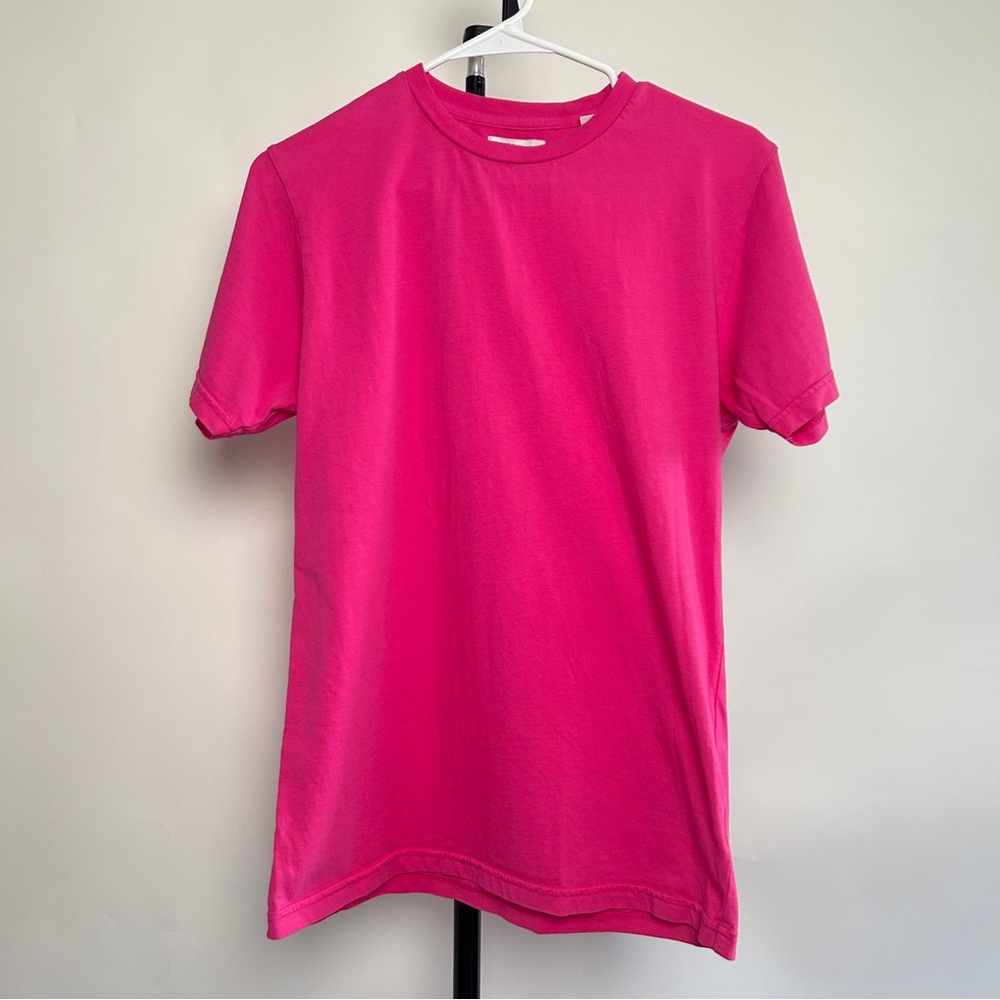 Colorful Standard women’s cotton “Oversized Organic T-Shirt - Bubblegum Pink”